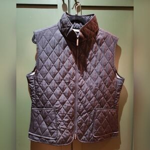 NEW Burberry Black Quilted Vest - Women's XL Regular Fit